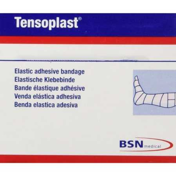 Elastic Adhesive Bandage Tensoplast 1 Inch X 5 Yard Medium Compression No Closure Tan NonSterile 02598002 Case/36 2598002 BEIERSDORF/JOBST, INC 284192_CS