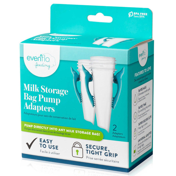 Breast Milk Storage Bag Adapters Evenflo Advanced 5142111 Each/1 5142111 EVENFLO COMPANY INC 1041156_EA