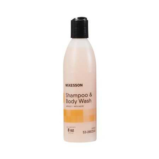 Shampoo and Body Wash McKesson 8 oz. Squeeze Bottle Apricot Scent 53-28023-8 Each/1 53-28023-8 MCK BRAND 877031_EA