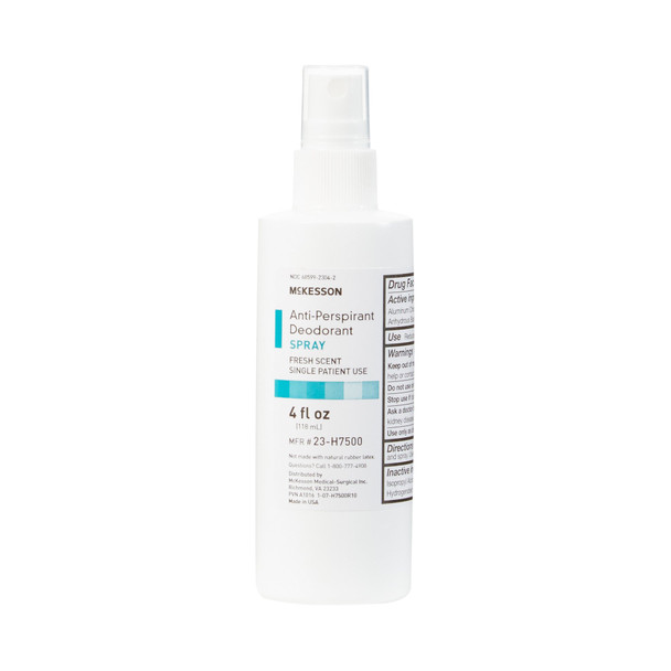 Antiperspirant / Deodorant McKesson Spray 4 oz. Fresh Scent 23-H7500 Each/1