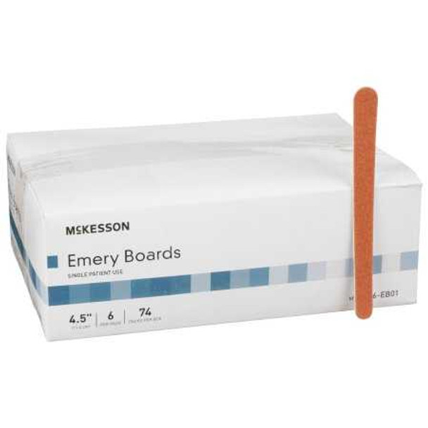 Emery Board McKesson Terra Cotta 4-1/2 Inch 16-EB01 Each/1 16-EB01 MCK BRAND 1081898_EA