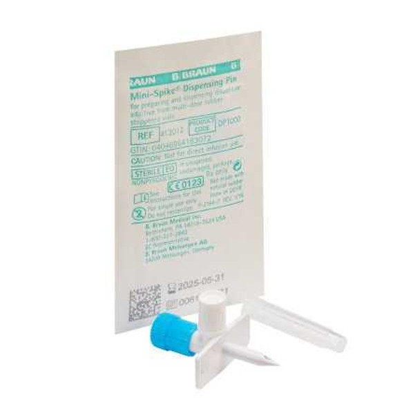 IV Additive Dispensing Pin Mini-Spike Needle-free Luer Lock 412012 Each/1 412012 B.BRAUN MEDICAL INC. 142032_EA