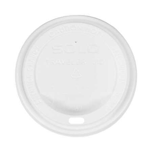 Dome Lid Traveler White Polystyrene Sip Hole Hot Applications TLP316-0007 Case/1000 TLP316-0007 SOLO/SWEETHEART CUP COMPANY 975230_CS