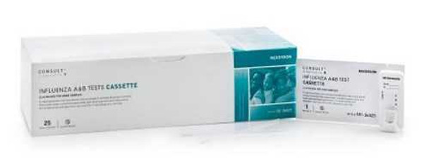 Rapid Diagnostic Test Kit Consult Immunoassay Influenza A B Nasal Swab / Nasopharyngeal Swab / Nasal Wash / Nasal Aspirate Sample CLIA Waived 25 Tests 181-36025 Kit/25 MCK BRAND 1076728_KT