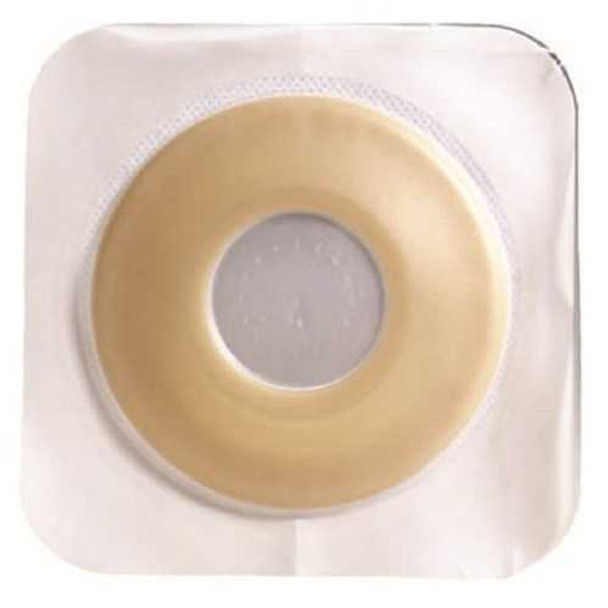 Colostomy Barrier Sur-Fit Natura Pre-Cut Extended Wear Durahesive White Tape 2-1/4 Inch Flange Hydrocolloid 1-3/4 Inch Stoma 413187 Box/10 CONVA TEC 465481_BX