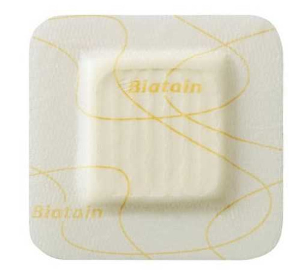 Thin Silicone Foam Dressing Biatain Silicone Lite 5 X 5 Inch Square Silicone Adhesive with Border Sterile 33446 Box/10 COLOPLAST INCORPORATED 815926_BX