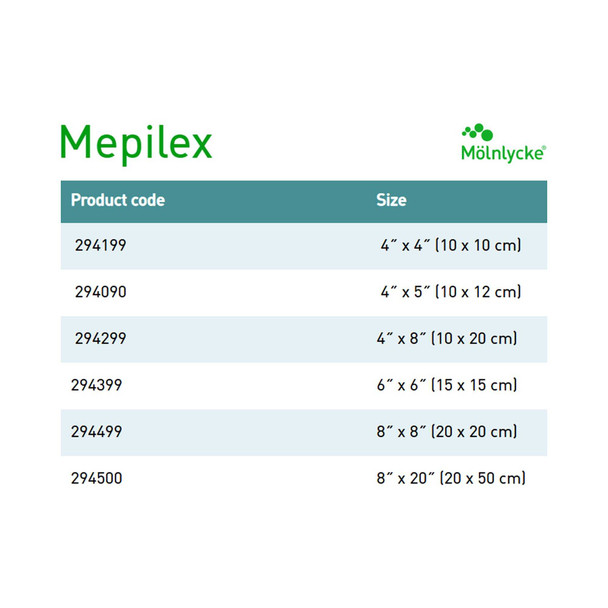 Foam Dressing Mepilex Border Flex 3 X 3 Inch Square Adhesive with Border Sterile 595200 Case/50 3570 Molnlycke 1114379_CS