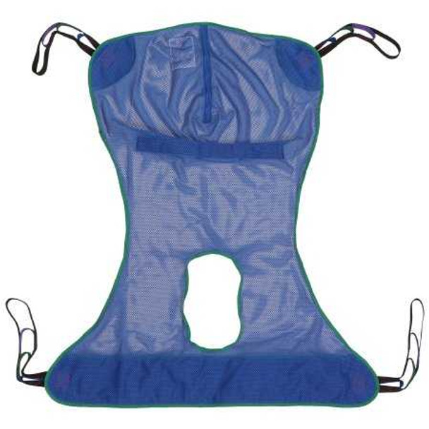 Full Body Commode Sling McKesson 4 or 6 Point Without Head Support Large 600 lbs. Weight Capacity 146-13221L Each/1 14003-EF MCK BRAND 1065249_EA