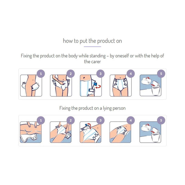 Unisex Adult Incontinence Brief Seni Super Medium Disposable Heavy Absorbency S-ME25-BS1 Case/75 1220-0-10 TZMO USA Inc 1163846_CS