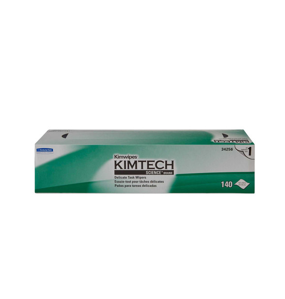 Delicate Task Wipe Kimtech Science Kimwipes Light Duty White NonSterile 1 Ply Tissue 14-7/10 X 16-3/5 Inch Disposable 34256 Case/15 16105 Kimberly Clark 724834_CS