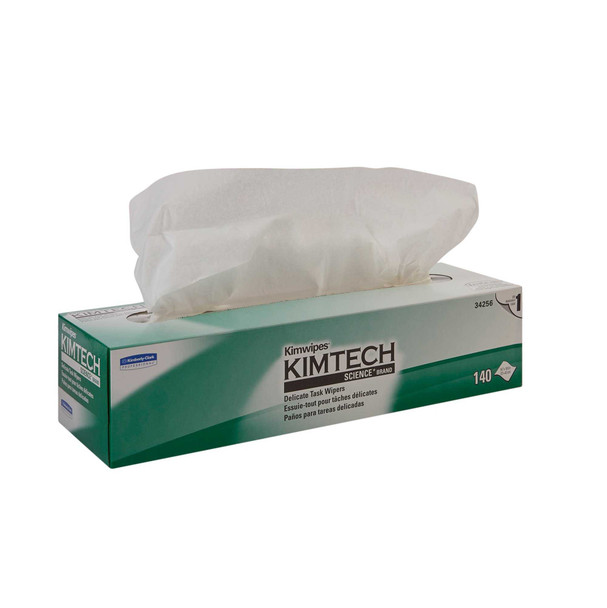 Delicate Task Wipe Kimtech Science Kimwipes Light Duty White NonSterile 1 Ply Tissue 14-7/10 X 16-3/5 Inch Disposable 34256 Case/15 16105 Kimberly Clark 724834_CS