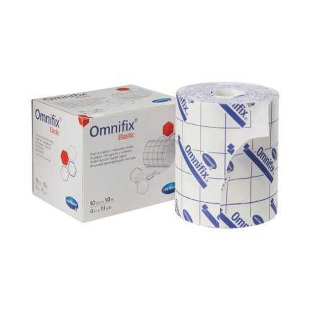 Dressing Retention Tape Omnifix Elastic Air Permeable Nonwoven 4 Inch X 10 Yard White NonSterile 900603 Case/36 SD-2000 Hartmann 1119316_CS