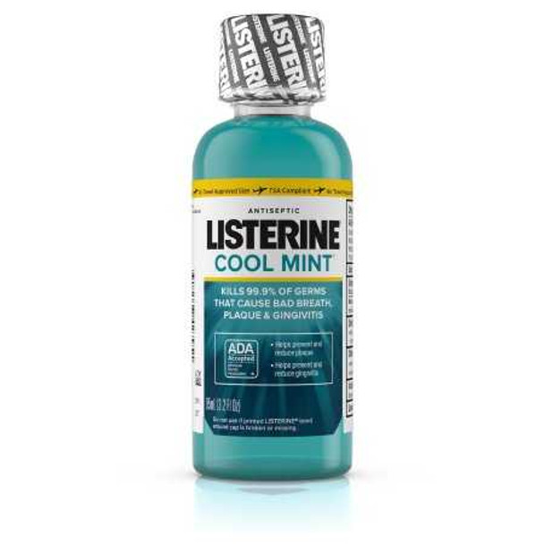Mouthwash Listerine 3.2 oz. Cool Mint Flavor 50312547427956 Each/1 62103033306 Johnson & Johnson Consumer 866430_EA