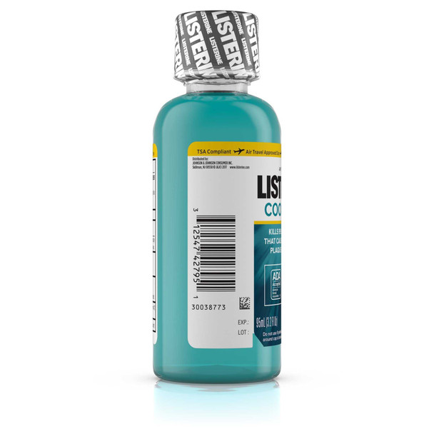 Mouthwash Listerine 3.2 oz. Cool Mint Flavor 50312547427956 Case/24 7395025860 Johnson & Johnson Consumer 866430_CS