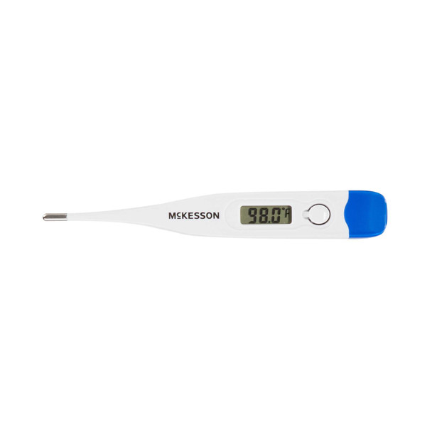 Digital Stick Thermometer McKesson Oral Probe Handheld 16-413BGM-00 Each/1 19881/01 MCK BRAND 508755_EA