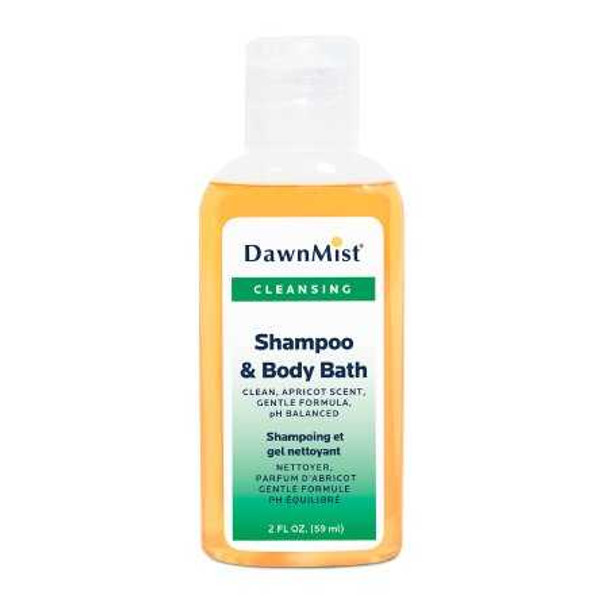 Shampoo and Body Wash DawnMist 2 oz. Flip Top Bottle Apricot Scent MS02 Each/1 9233- Donovan Industries 327503_EA