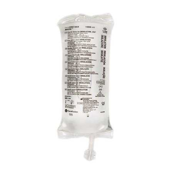 AirLifeRespiratory Therapy Solution Sterile Water Solution Flexible Bag 1 000 mL 2D0735X Case/14 2601002 Vyaire Medical 520839_CS