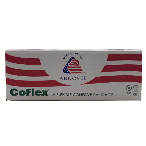 Cohesive Bandage CoFlex3 Inch X 5 Yard 14 lbs. Tensile Strength Self-adherent Closure Tan NonSterile 3300TN Each/1 PGC32987CT Andover Coated Products 328494_EA