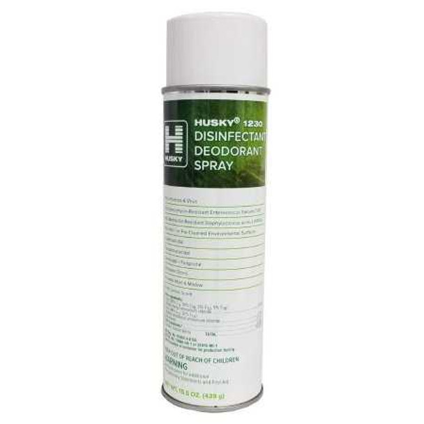 Husky Surface Disinfectant Alcohol Based Aerosol Spray Liquid 15.5 oz. Can Lemon Scent NonSterile HSK-1230-53 Each/1 53-1000 Canberra 851110_EA