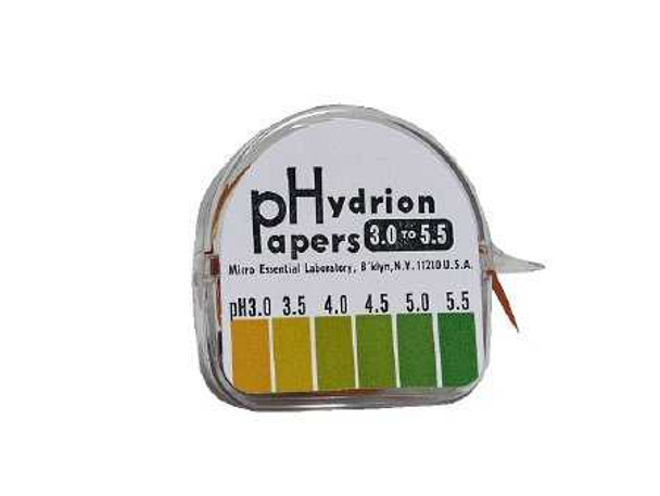 pH Paper in Dispenser Hydrion 3.0 to 5.5 MES325 Each/1 1494 FISHER SCIENTIFIC 200085_EA