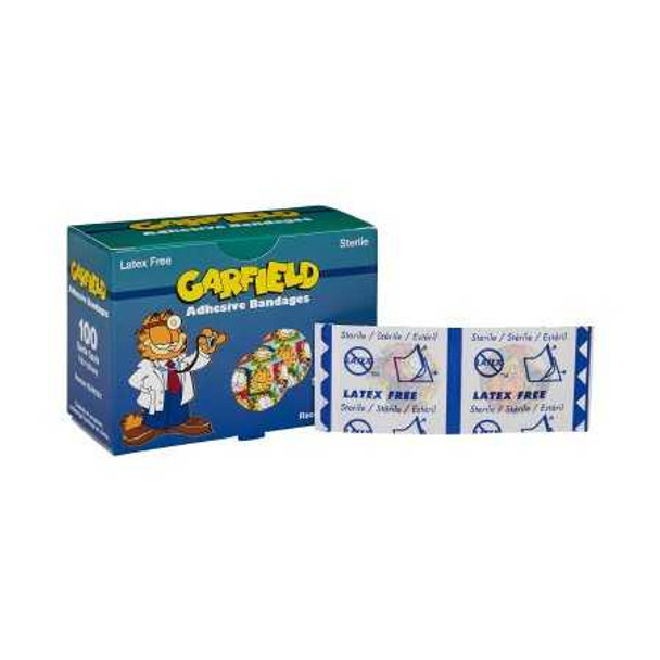 Adhesive Spot Bandage ASO 7/8 Inch Plastic Round Kid Design Garfield Sterile GAR5561-012-000 Box/1 59431900 ASO CORPORATION 686700_BX