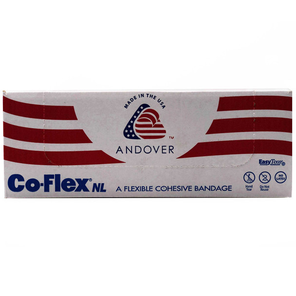 Cohesive Bandage CoFlex NL 2 Inch X 5 Yard 12 lbs. Tensile Strength Self-adherent Closure Tan NonSterile 5200TN Case/36 66000710 Andover Coated Products 364341_CS