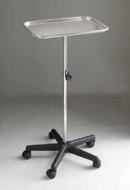 Mayo Instrument Stand Mayo Tray Five Leg Base 28 - 48 Inch 19 Inch 4365 Each/1 302995 Dukal 640185_EA