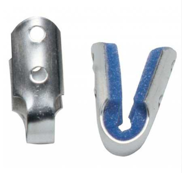 Finger Splint X-Large Without Fastening Left Thumb Blue / Silver 79-71908 Pack/12 682034 DJO 380413_PK