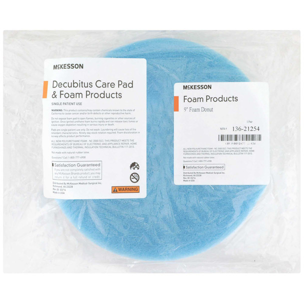 Donut Positioner McKesson 9 Inch Diameter Foam Freestanding 136-21254 Case/32 413159 MCK BRAND 929203_CS