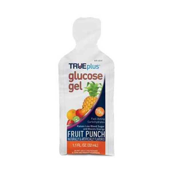 Glucose Supplement TRUEplus 1.1 oz. Gel Fruit Punch Flavor P2H01FP-01 Case/72 16-42412 Nipro Diagnostics 1144780_CS