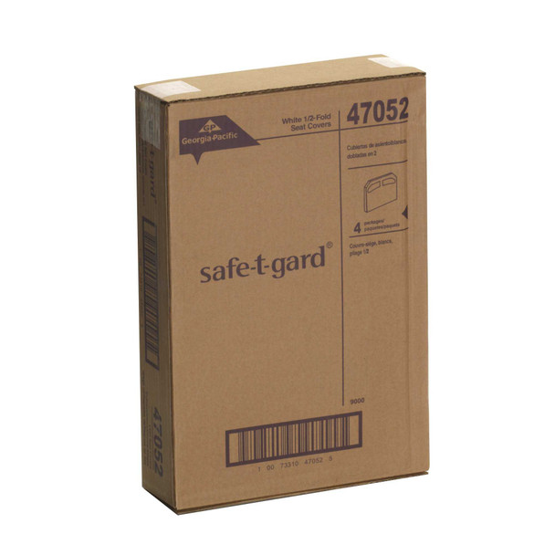 Toilet Seat Cover Safe-T-Gard Half Fold 16.8 X 14.3 Inch 47052 Case/1000 NON21224 Georgia Pacific 518336_CS