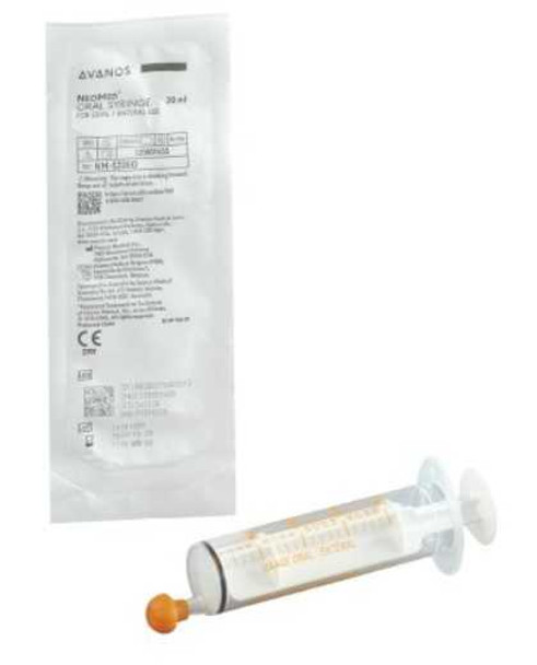 Enteral Feeding / Irrigation Syringe NeoMed 20 mL Individual Pack Oral Tip Without Safety NM-S20EO - Case/100 NM-S20EO Avanos Medical Sales LLC 1172560_CS