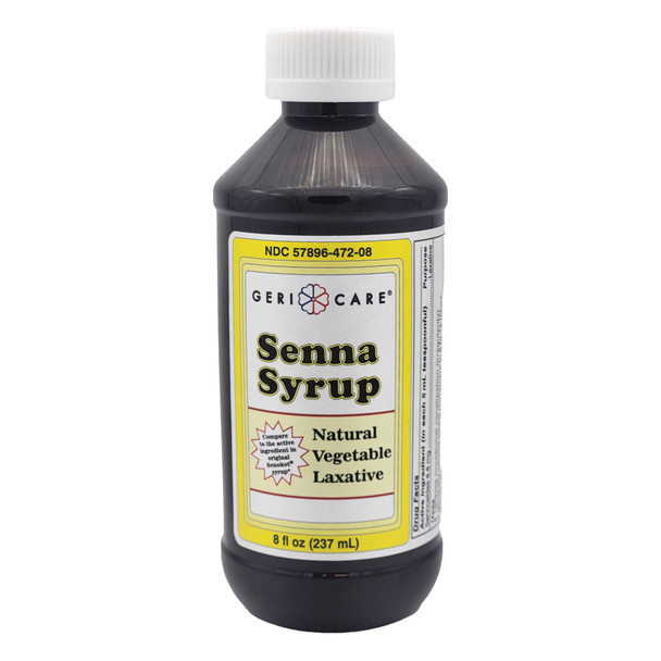 Laxative Geri-Care® Syrup 8 oz. Senna Leaf Extract Q451-08-GCP Case/24