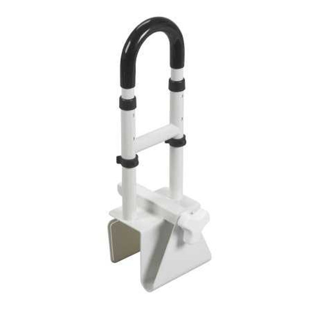 Clamp On Tub Rail White Steel RTL12036-ADJ Each/1 RTL12036-ADJ DRIVE MEDICAL DESIGN & MFG 780088_EA