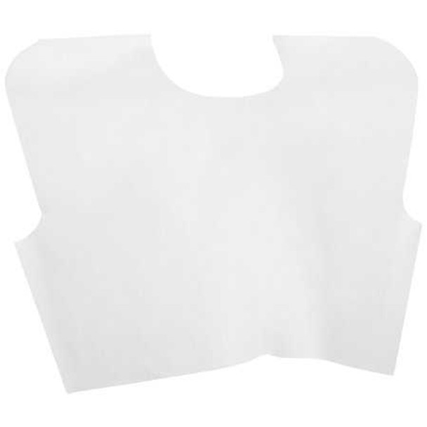 Exam Cape McKesson White 30 X 21 Inch Front / Back Opening 18-107 Case/100 18-107 MCK BRAND 906757_CS