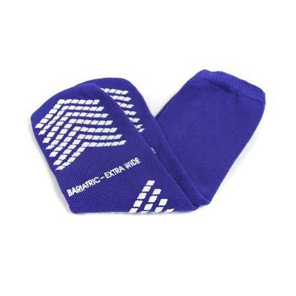 Slipper Socks McKesson Bariatric Extra Wide Royal Blue Above the Ankle 16-SCE4 Pair/2 16-SCE4 MCK BRAND 1038462_PR