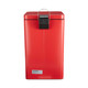 Trash Can with Plastic Liner entrust 32 Quart Red Steel Step On Square 81-35267 Each/1 - 62674109 81-35267 MCK BRAND 553988_EA