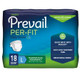 Adult Incontinent Brief Prevail Per-Fit Tab Closure Large Disposable Moderate Absorbency PF-013/1 Pack/18 PF-013/1 FIRST QUALITY PRODUCTS INC. 554691_PK