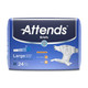 Adult Incontinent Brief Attends DermaDry Tab Closure Large Disposable Moderate Absorbency DDA30 BG/24 DDA30 ATTENDS HEALTHCARE PRODUCTS 955305_BG