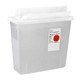 Multi-purpose Sharps Container In-Room 1-Piece 16.25H X 13.75W X 6D Inch 3 Gallon Translucent Base Horizontal Entry Lid 85221 Case/10 85221 KENDALL HEALTHCARE PROD INC. 207390_CS