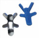 Finger Splint PROCARE Frog Style Aluminum / Foam Left or Right Hand Silver / Blue Small 79-71963 Pack/12 79-71963 DJ ORTHOPEDICS LLC 380368_PK