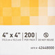 USP Type VII Gauze Sponge McKesson Cotton Gauze 8-Ply 4 X 4 Inch Square NonSterile 42448000 Case/4000 42448000 MCK BRAND 1043631_CS