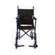 Transport Chair McKesson Aluminum Blue 300 lbs Fixed Arms Padded Black 146-ATC19-BL Each/1 MCK BRAND 1065256_EA
