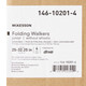 Folding Walker Junior McKesson Aluminum 350 lbs. 25 to 32 Inch 146-10201-4 Each/1 MCK BRAND 1065260_EA