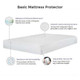 Mattress Protector Protect-A-Bed 14 X 72 X 80 Inch Knit Polyester For Hotel King Size Mattress BAS0260 Case/10 JAB DISTRIBUTORS LLC 1087221_CS