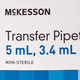 Transfer Pipette McKesson 5 mL NonSterile Box/500 558 MCK BRAND 911824_BX