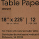 Table Paper McKesson 18 Inch White Smooth 100 Case/12 16-4262 MCK BRAND 919573_CS