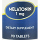 Natural Sleep Aid McKesson Brand 90 per Bottle Tablet 1 mg Strength 884-09-GCP Case/12 146-10220-2 MCK BRAND 972127_CS