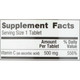 Vitamin C Supplement Geri-Care Ascorbic Acid 500 mg Strength Tablet 500 per Bottle 841-50-GCP Case/12 16J16 MCK BRAND 689197_CS