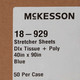 Stretcher Sheet McKesson Flat 40 W X 90 L Inch Blue Tissue / Poly Disposable 18-929 Case/50 55989302 MCK BRAND 147847_CS
